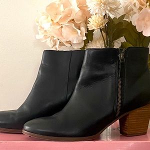 Crown Vintage -Black/Leather Booties